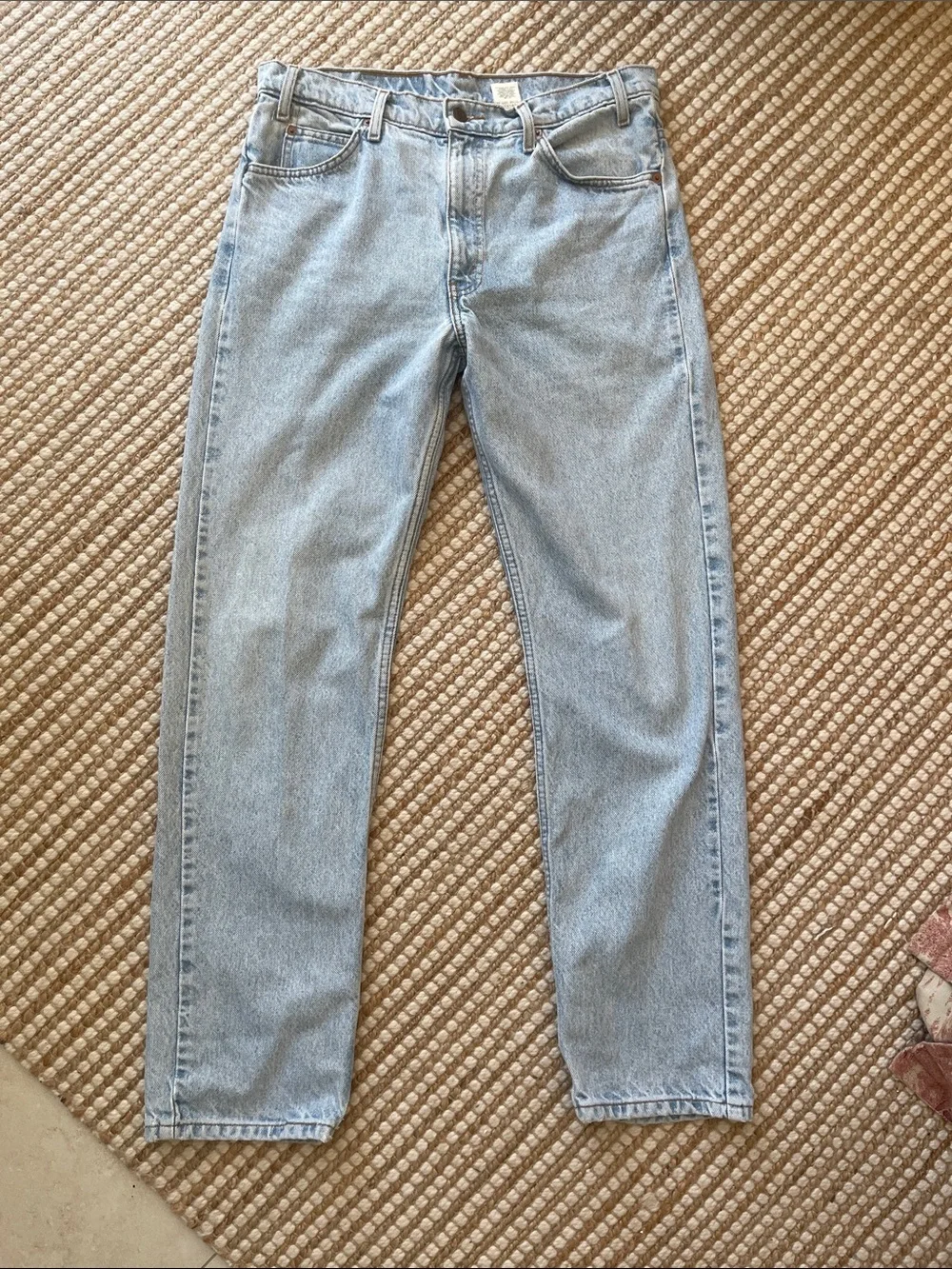 Levi’s Orange Tab 505 Light-wash 1990’s 100% Cotton Denim Jeans 34X32